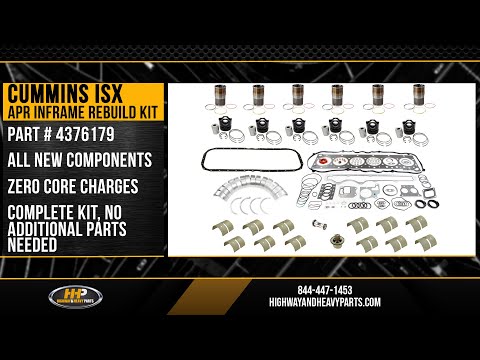 APR INFRAME REBUILD KIT FOR CUMMINS CM2250, CM2350, ISX, ISX10, ISX15, QSX. QSX15 | NEW #4376179