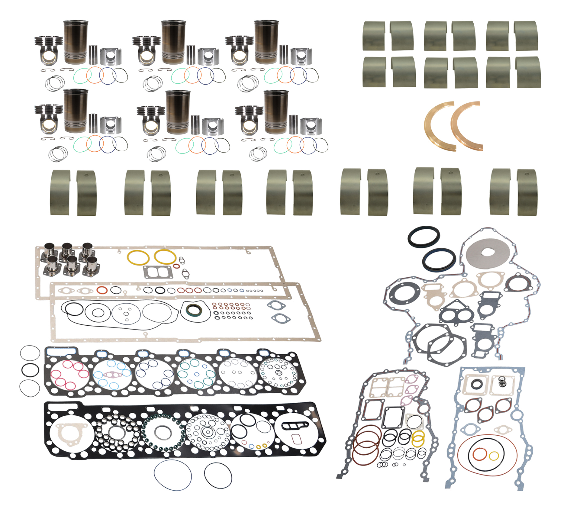 Caterpillar 3406E Engine Rebuild Kit, New (MCOH7C2888) Caterpillar 3406E Engine Rebuild Kit, New (MCOH7C2888)