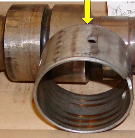 Bearing Wear Caused by Improper Support Bearing Wear Caused by Improper Support