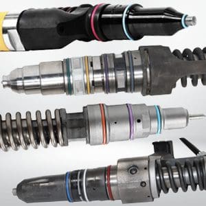 Heavy-Duty Diesel Engine Parts Injectors, Cylinder Heads, Rebuild