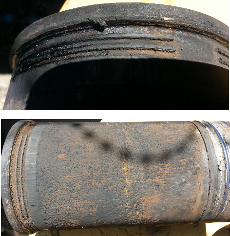 Damaged Diesel Engine Liners | Highway & Heavy Parts