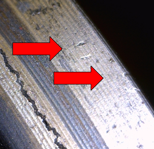 Impressions on liner flange | Highway & Heavy Parts