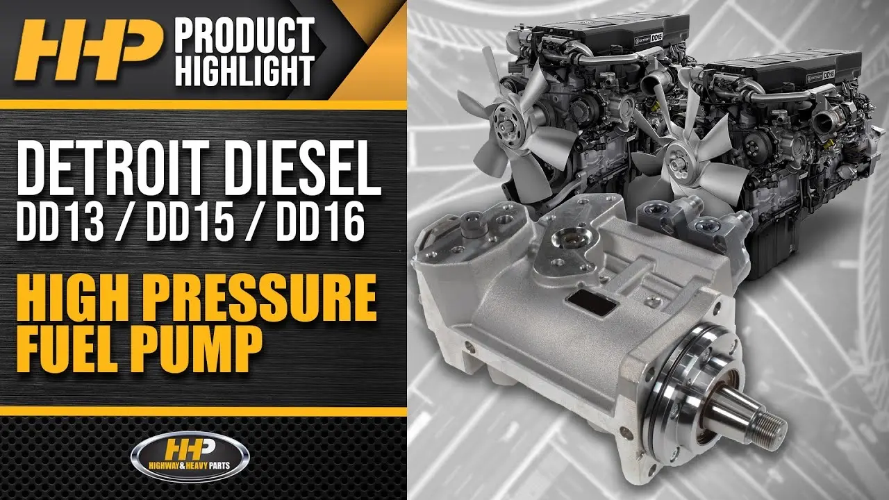 Detroit Diesel DD13, DD15, DD16 High Pressure Fuel Pump Symptoms Of A