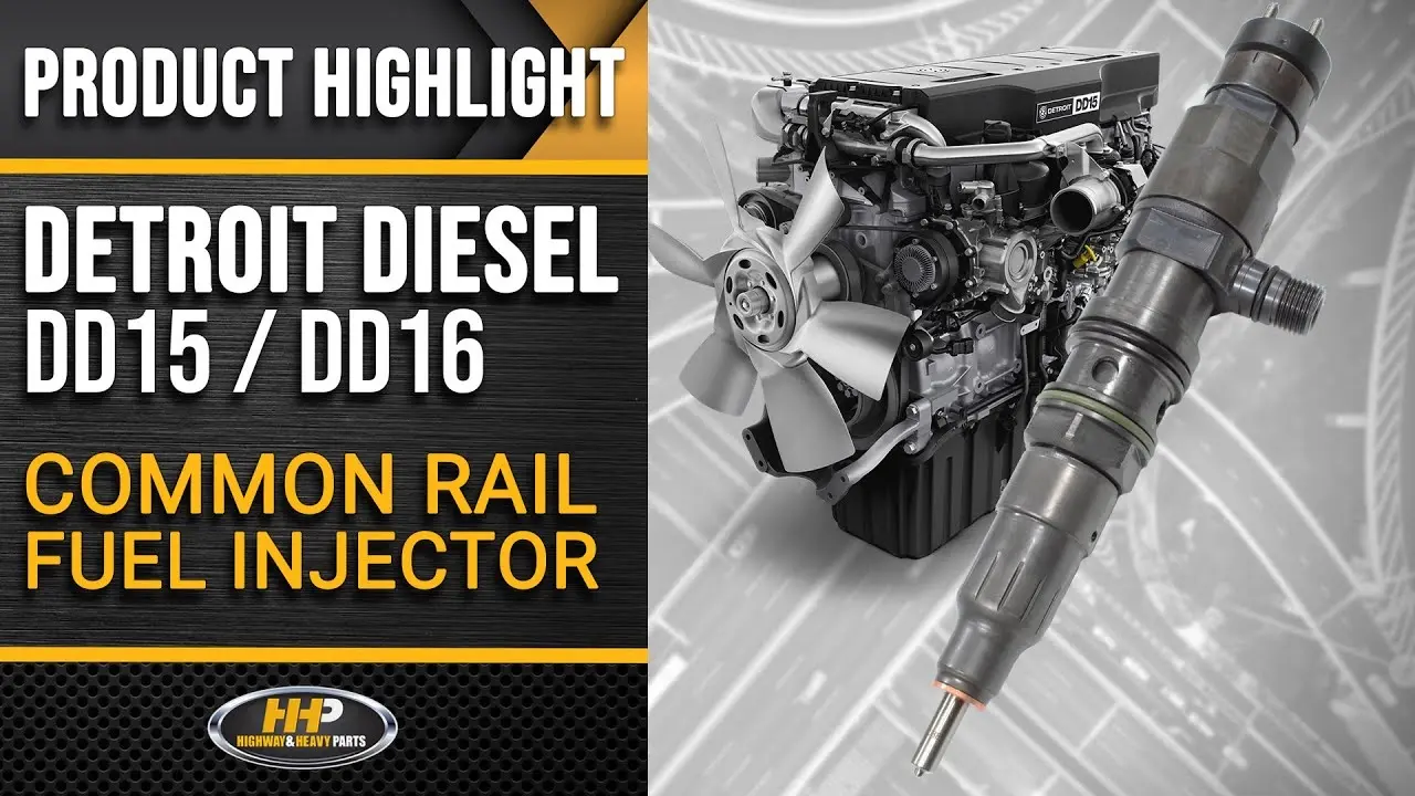 Detroit Diesel DD15 & DD16 Common Rail Fuel Injectors Misfiring Or Rough Start? Give HHP A