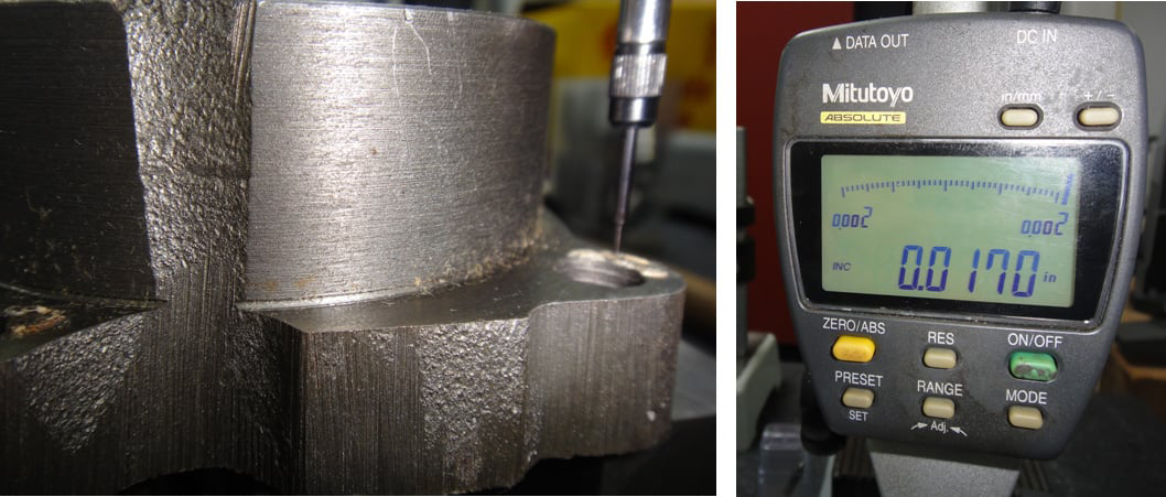 oil pump image thickness of buildup