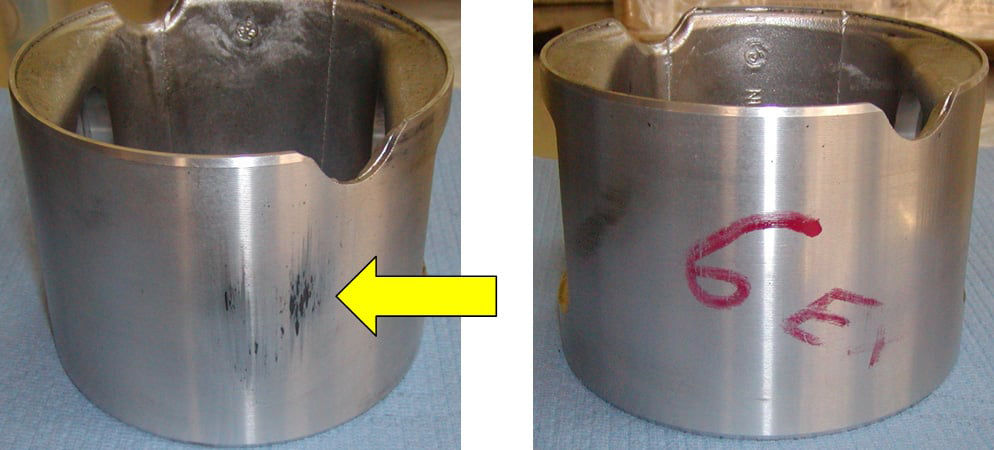 Light Scuffing on Piston skirts | Highway & Heavy Parts