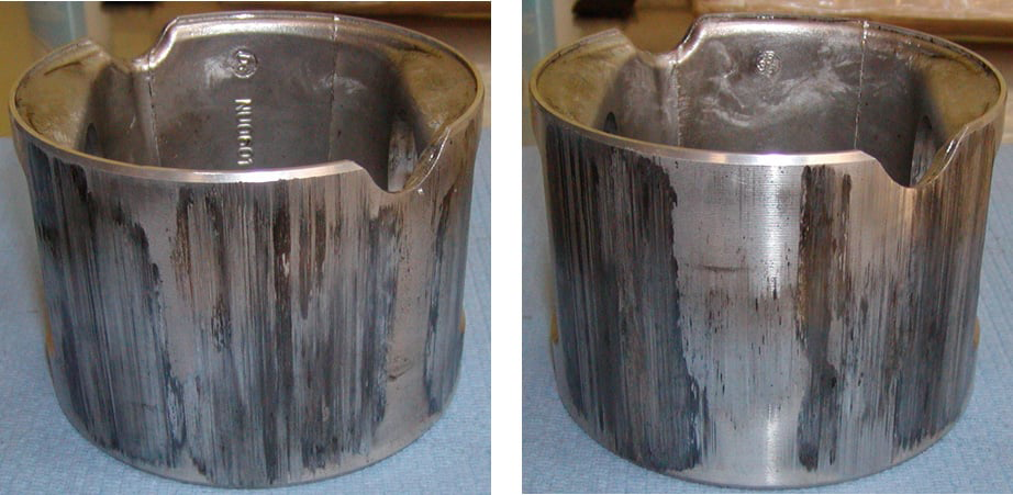 Heavy Scuffing Piston Skirts | Highway & Heavy Parts