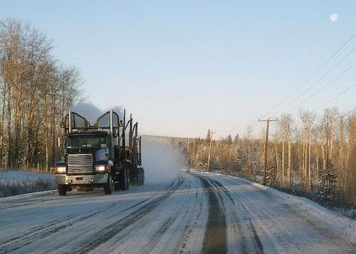 semi truck driving winter | Highway & Heavy Parts