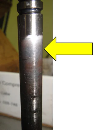 valves failure abrasive wear